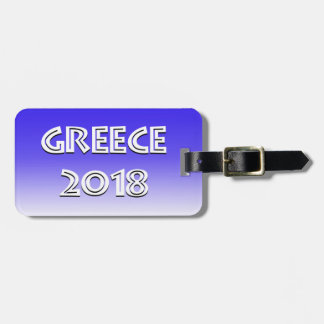 Greece 2018 Luggage Tag