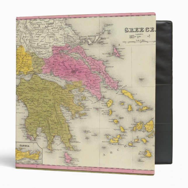 Greece 3 Ring Binder (Front/Inside)