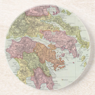 Greece 4 2 drink coaster