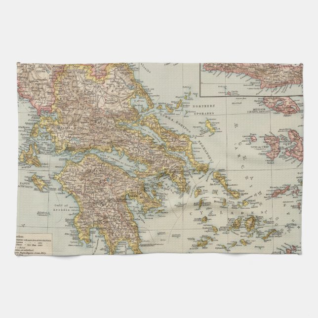 Greece 4 kitchen towel (Horizontal)