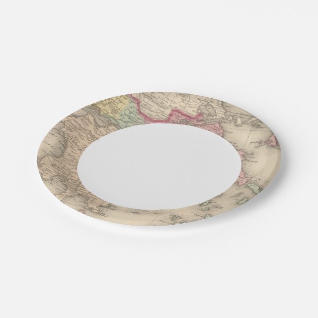 Greece 5 paper plates (Angled)