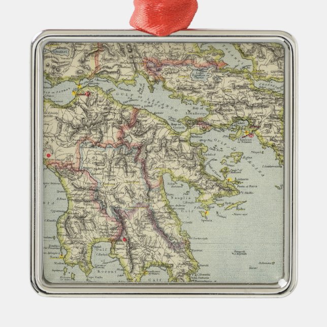 Greece 8 metal ornament (Front)