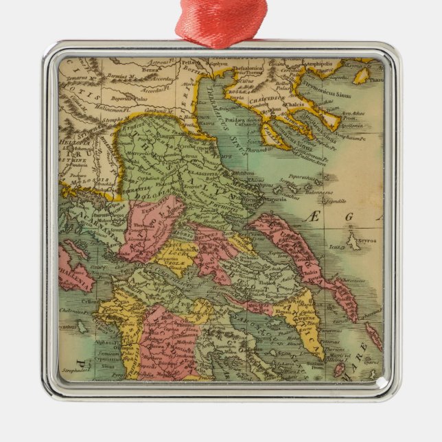 Greece 8 metal ornament (Front)