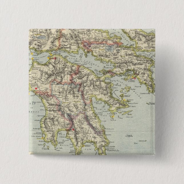 Greece 8 pinback button (Front)