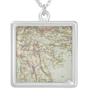 Greece 8 silver plated necklace