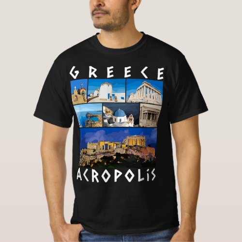 Greece Acropolis Famous Sights Gallery Traveler So T_Shirt