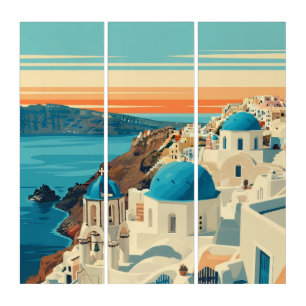 Greece Aegean Islands Triptych