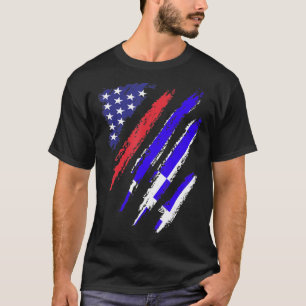 Greece American Grown Flag USA Patriot Heritage Mo T-Shirt