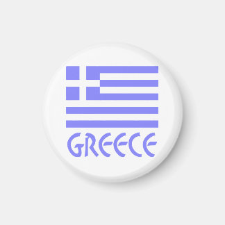 Greece and Greek Flag Magnet