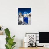Greece and Greek Island of Santorini town of Oia 3 Poster (Home Office)