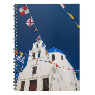 Greece and Greek Island of Santorini town of Oia 4 Notebook