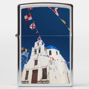 Greece and Greek Island of Santorini town of Oia 4 Zippo Lighter