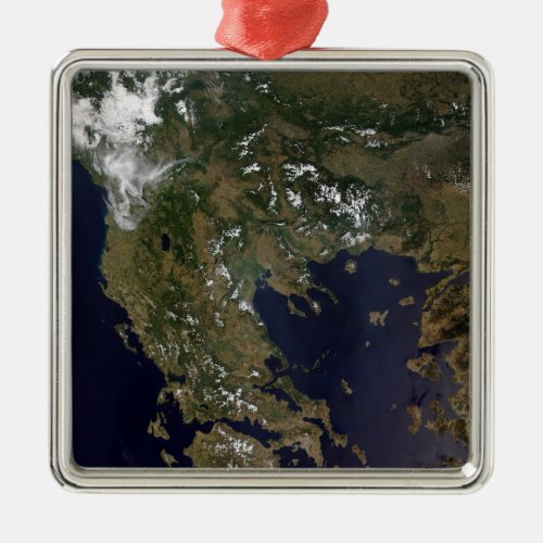 Greece and its surrounding countries metal ornament