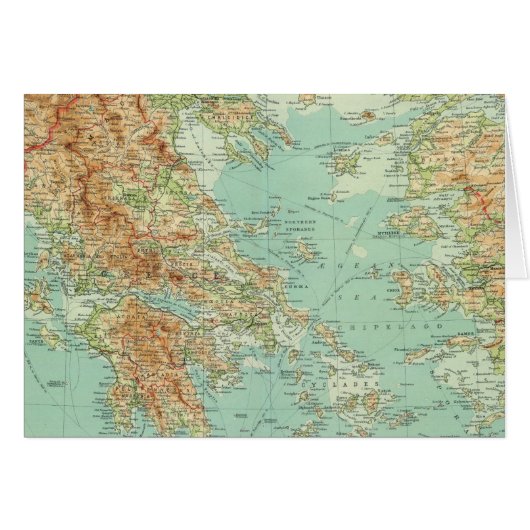 Greece and the Aegean Cards (Front Horizontal)