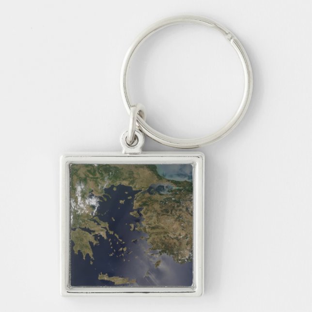 Greece and Turkey Keychain (Front)