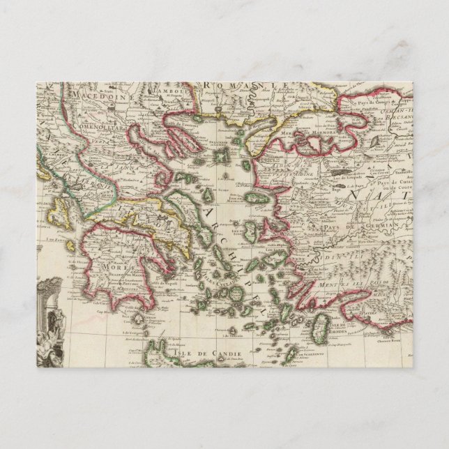 Greece and Turkey Postcard (Front)