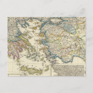Greece, Asia Minor 1453 Postcard