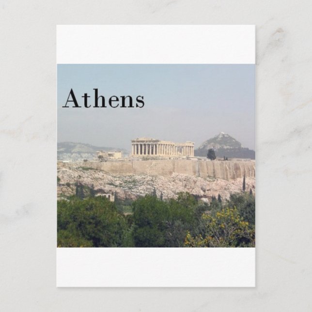 Greece Athens Acropolis Postcard (Front)