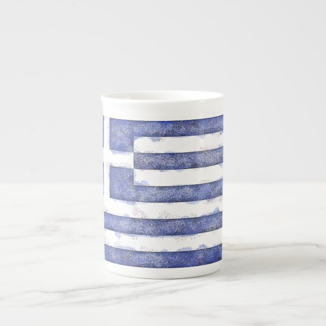 Greece Bone China Mug (Front)