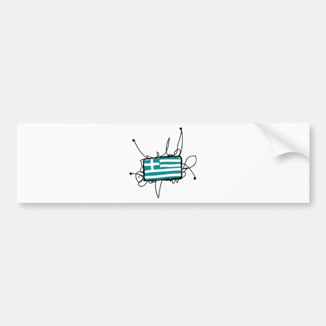 Greece Bumper Sticker (Front)