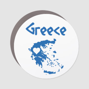 Greece Car Magnet