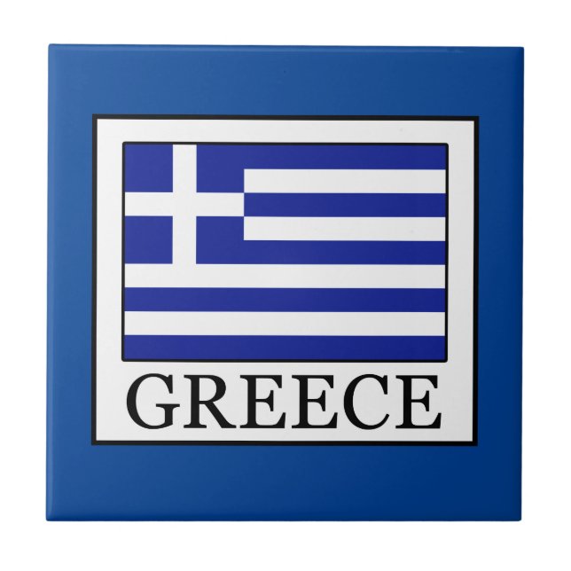 Greece Ceramic Tile (Front)