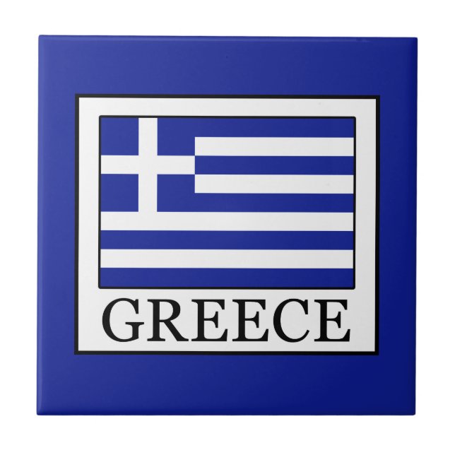 Greece Ceramic Tile (Front)