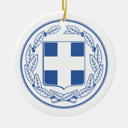 Greece Coat of Arms Ornament
