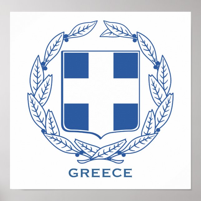 GREECE- Coat of Arms Poster (Front)