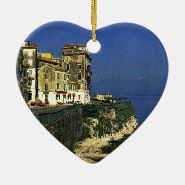 GREECE- Corfu -angie-.JPG Ceramic Ornament (Front)