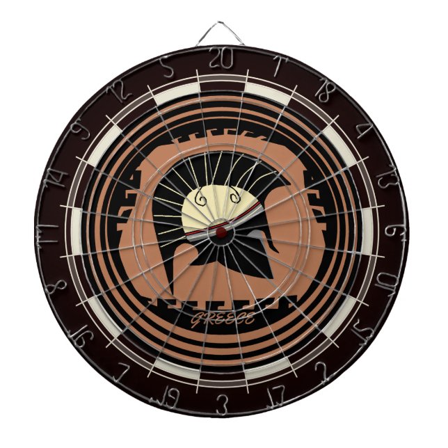 Greece Corinthian Helmet Dart Board (Front)