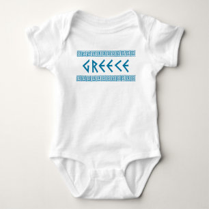 greece country nation text name symbol greek trave baby bodysuit
