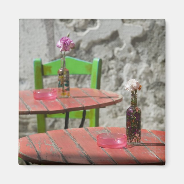 GREECE, CRETE, Hania Province, Hania: Colorful 2 Magnet (Front)