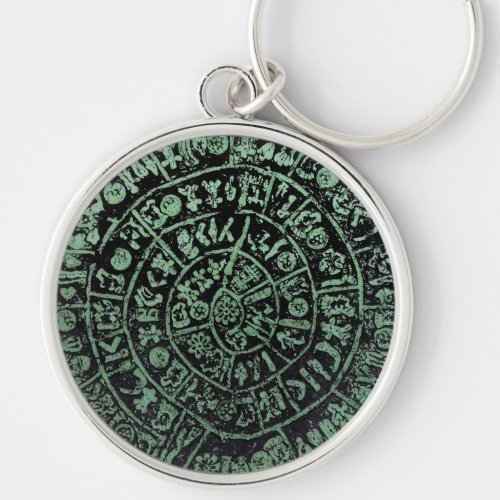 Greece Crete Phaistos ancient disk history code Mi Keychain