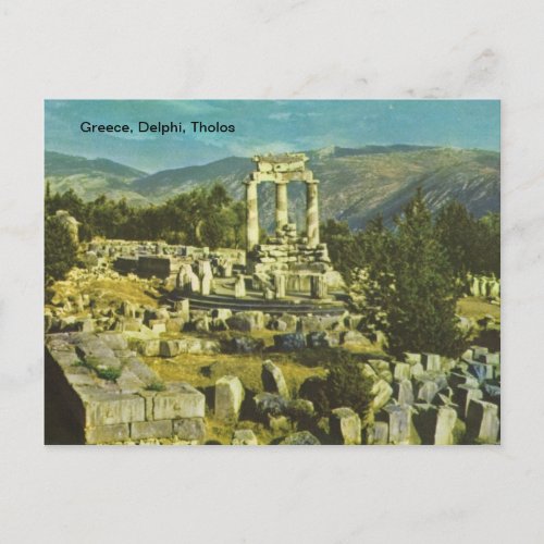 Greece Delphi Tholos Postcard