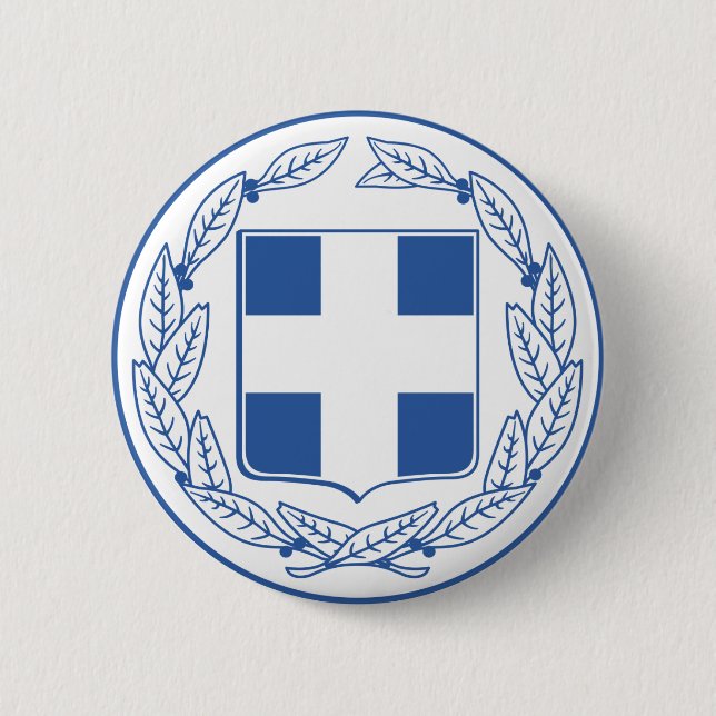 greece emblem button (Front)