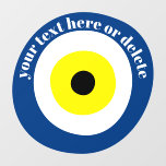 Greece Evil Eye Luck Symbol Wall Decal