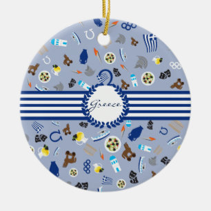Greece: famous items of the country ceramic ornament