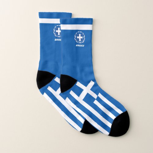 Greece fashion Socks  Greek flag sports