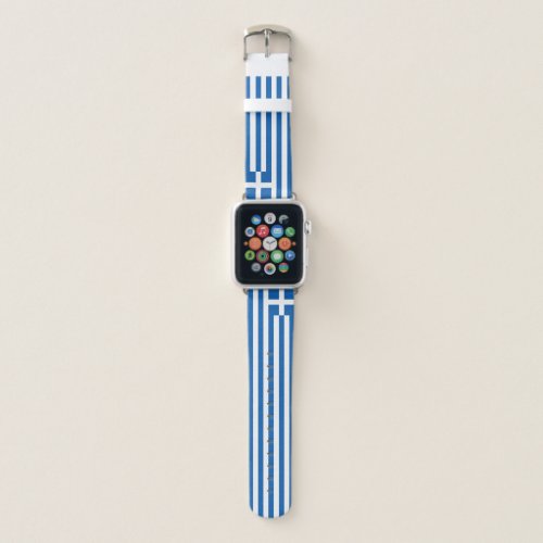 Greece Flag Apple Watch Band