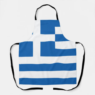 Greece Flag Apron