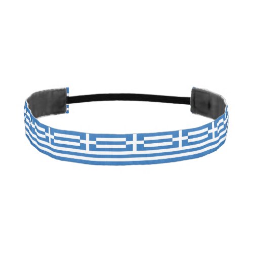 Greece Flag Athletic Headband