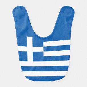 Greece flag Baby Bib