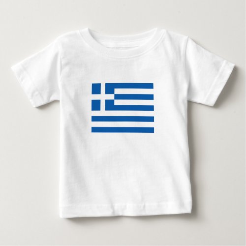 Greece Flag Baby T_Shirt