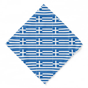 Greece Flag Bandana