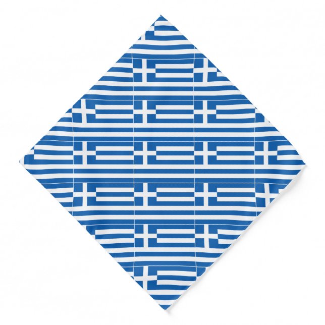 Greece Flag Bandana (Front)