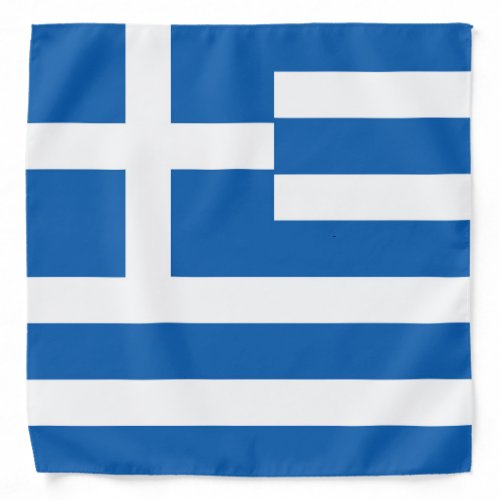 Greece Flag Bandana
