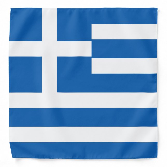 Greece Flag Bandana (Front)