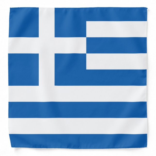 Greece Flag Bandana (Front)
