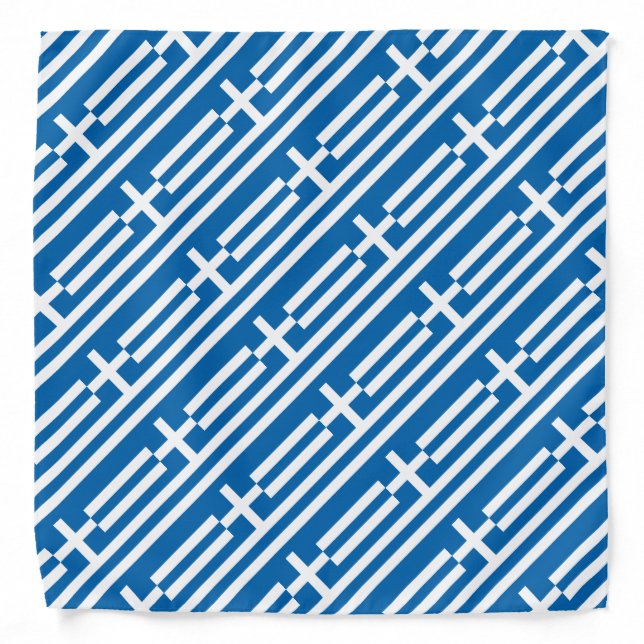 Greece Flag Bandana (Front)